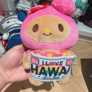 Sanrio Pink and Brown Stuffed Animal